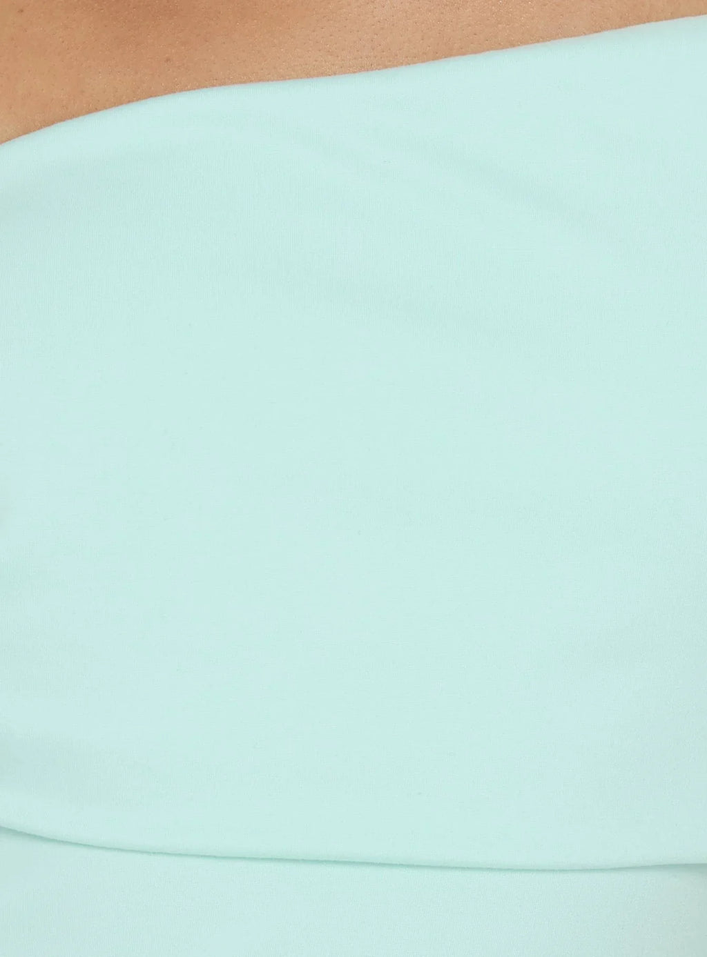 Laurencia One Shoulder Mini Dress Turquoise