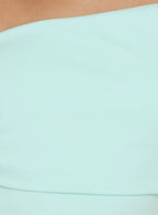 Laurencia One Shoulder Mini Dress Turquoise