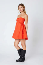 Strapless Babydoll Dress