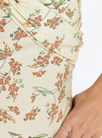 Irena Strapless Mini Dress Floral