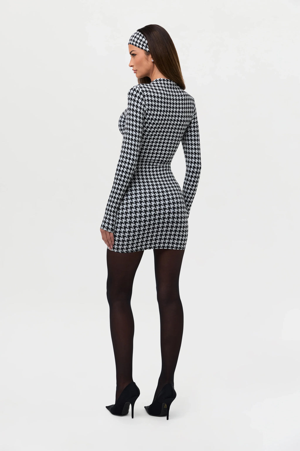 Naked Print Mini Dress