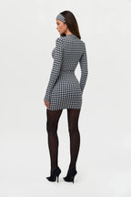 Naked Print Mini Dress