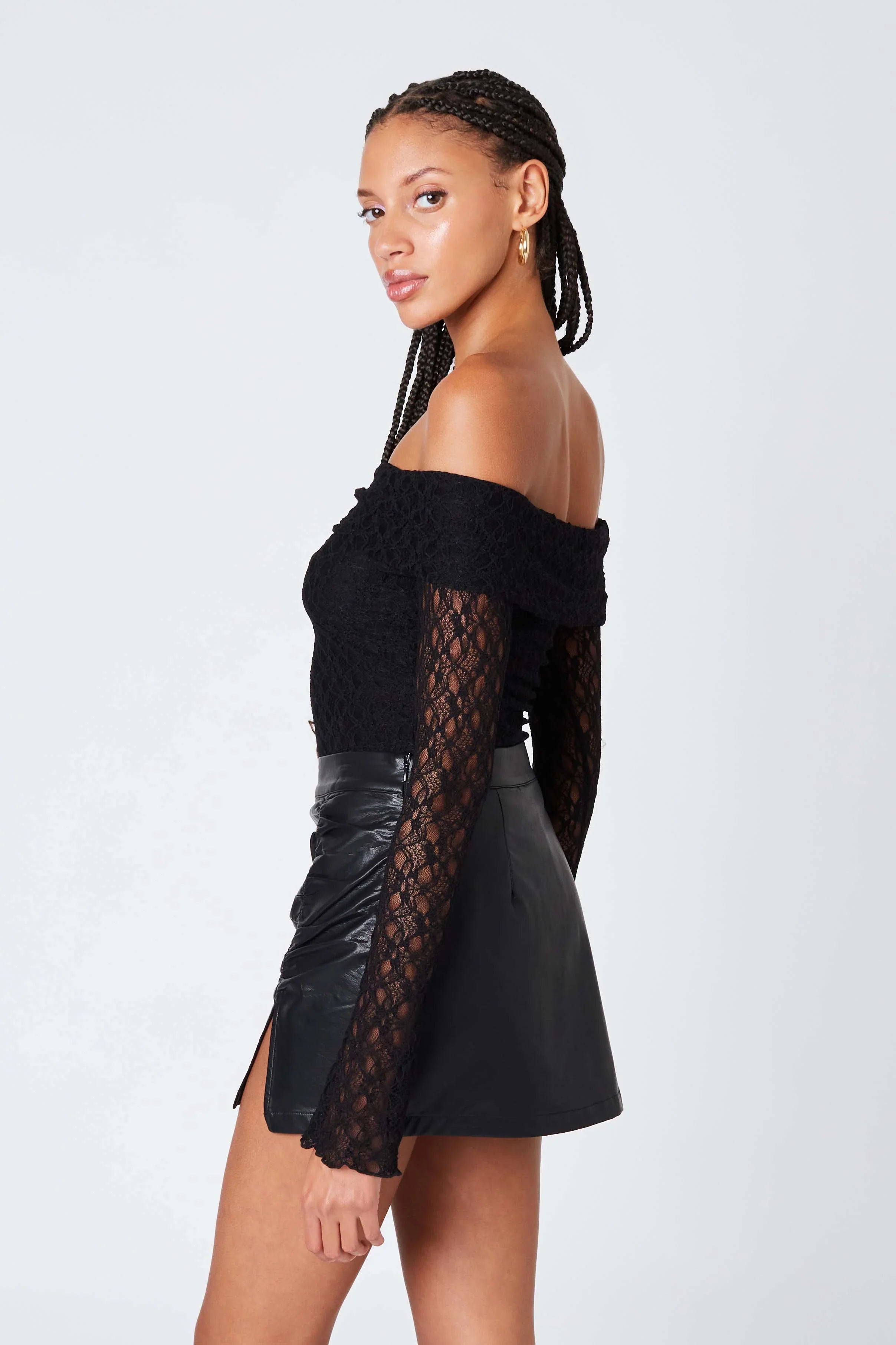 Mini Leather Skirt
