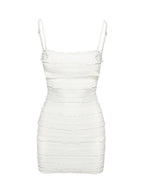 Gradine Mini Dress White