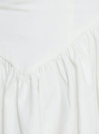 Esatora Halter Flare Mini Dress White