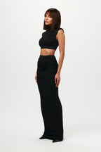 NW Turtleneck Sleeveless Crop Top