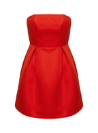 Spader Corset Mini Dress Red