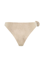 Valencia Rose Diamante Bikini Bottom - Nude