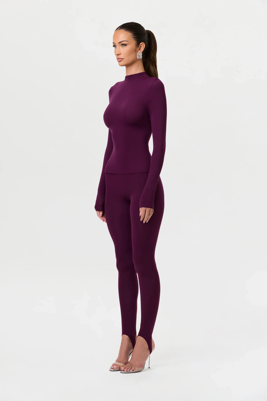 Naked Mock Neck Top
