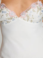 Hintz Satin Mini Dress White