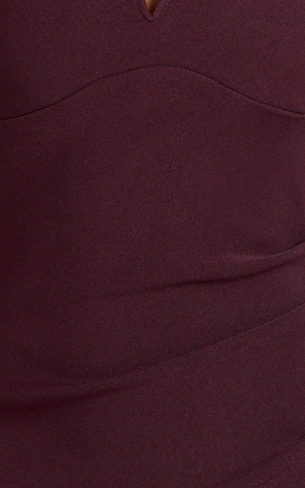 Thelma Maxi Dress - Square Neck Bodycon Dress in Wine