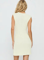 Kandy Knit Mini Dress Cream