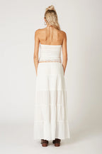 Cotton Tiered Maxi Skirt