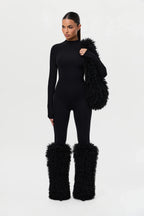 Faux Fur Plush Shoulder Bag