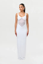 Hourglass Mesh Contrast Dress