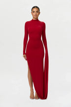 Naked Draped Sleeve Maxi Dress