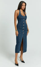 Lioness - Kenny Midi Dress - In Indigo