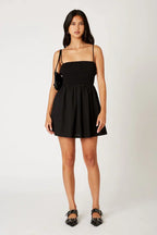Open Back Smocked Dress