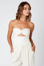 Cut Out Cropped Top
