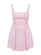 Straplie Mini Dress Pink