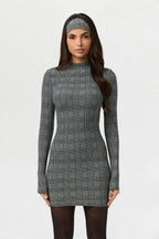 Naked Print Mini Dress