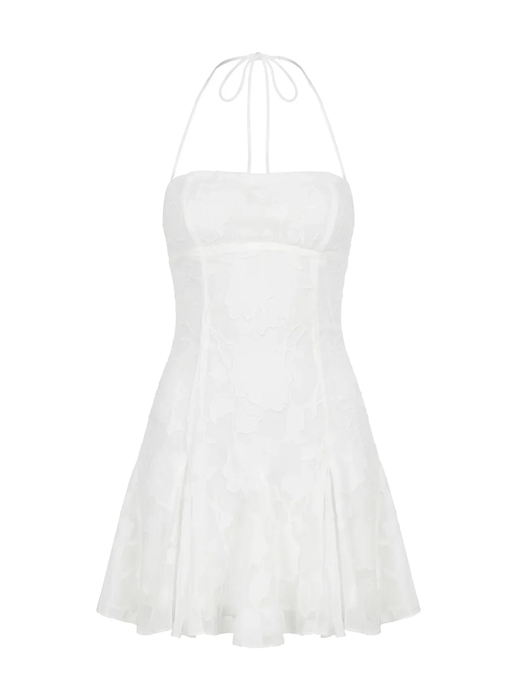 Delamere Mini Dress White Burnout