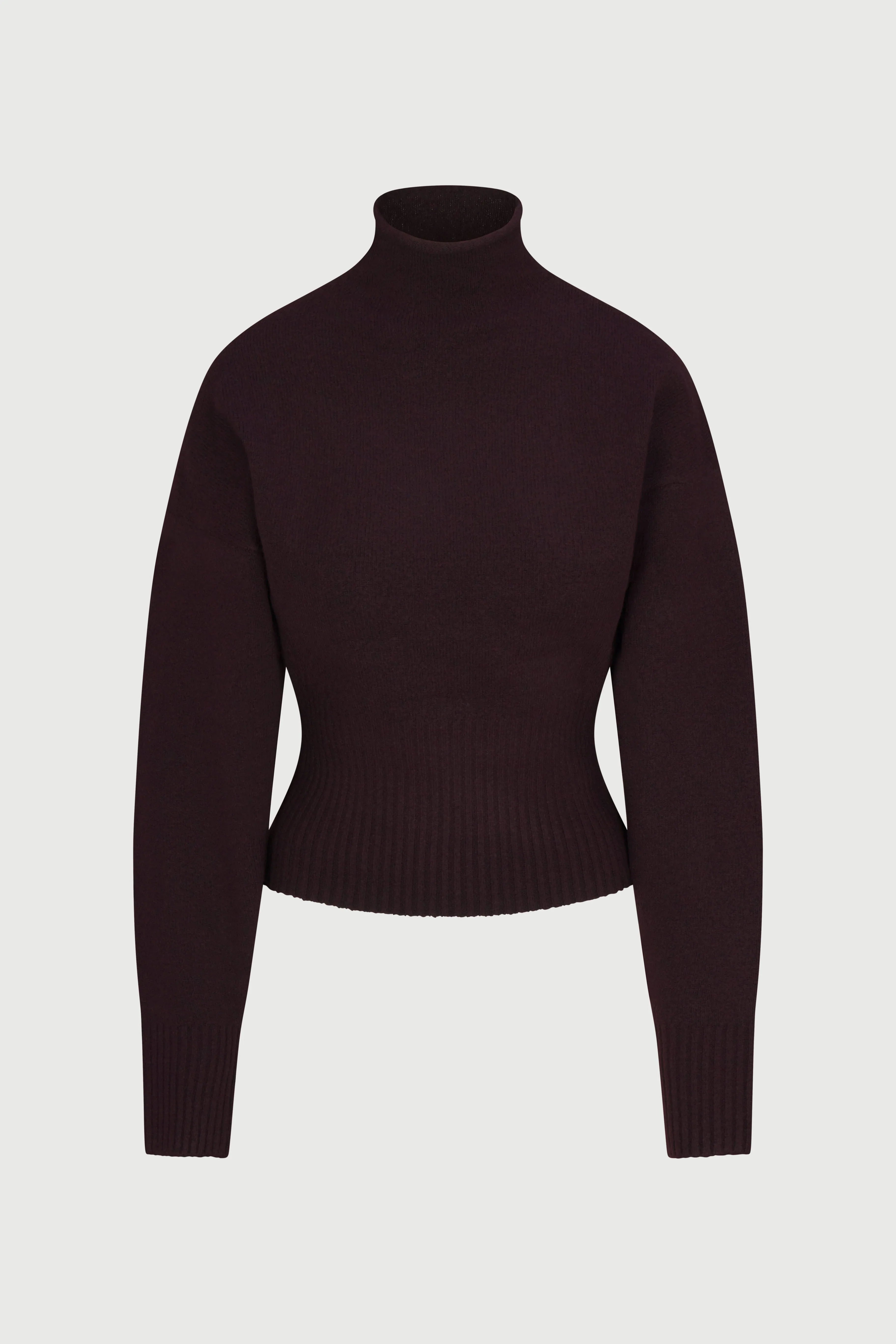 Ribbed-Knit Sculpt Sweater Top