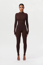 Naked Mock Neck Top