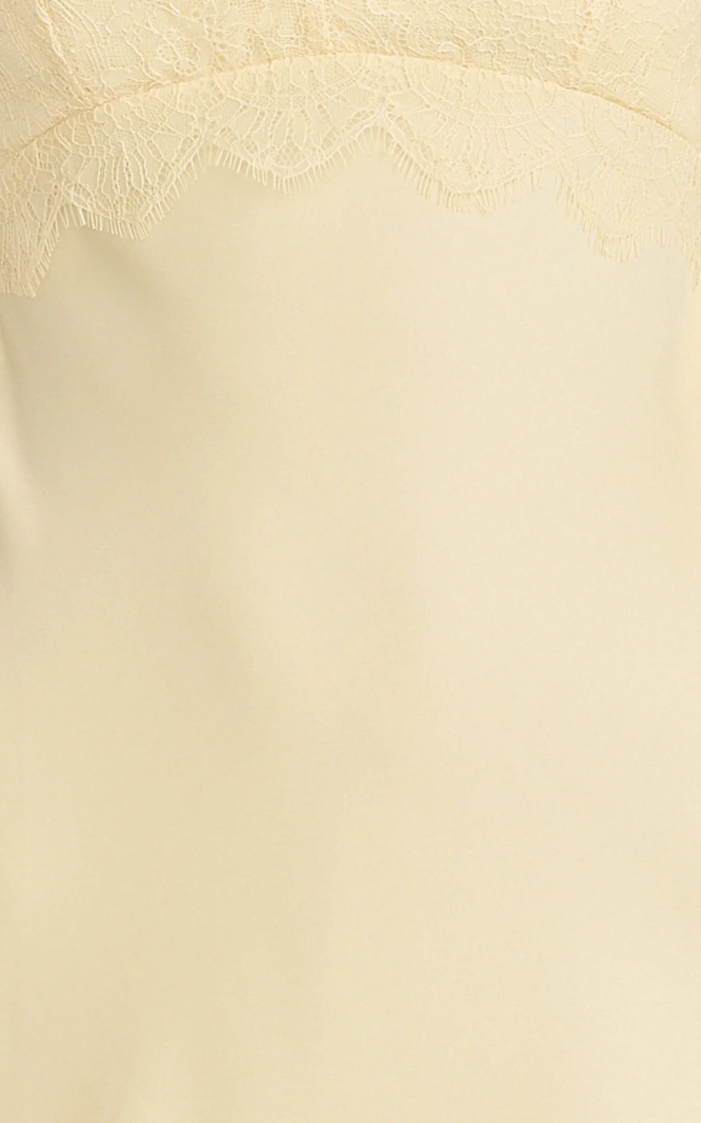 Kyra Mini Dress - Lace Bust And Hem Detail Slip Dress in Lemon