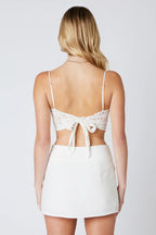 Lace Scarf Top