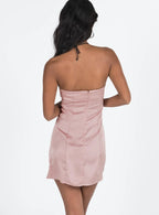 Kesy Bow Tie Mini Dress Pink / Black