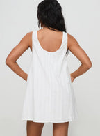 Antiquity Swing Mini Dress White Petite