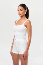 Sequined Hot Pants