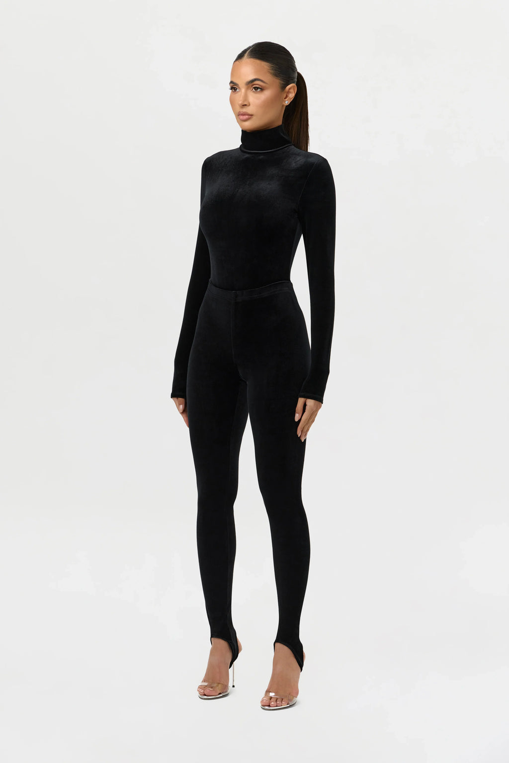 Velvet Stirrup Leggings
