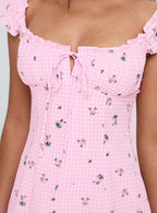 Freija Mini Dress Pink Multi