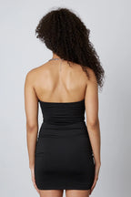 Strapless Cut Out Mini Dress