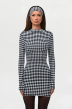 Naked Print Mini Dress