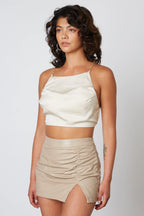 Satin Halter Top