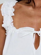 Swing Mini Dress White Petite