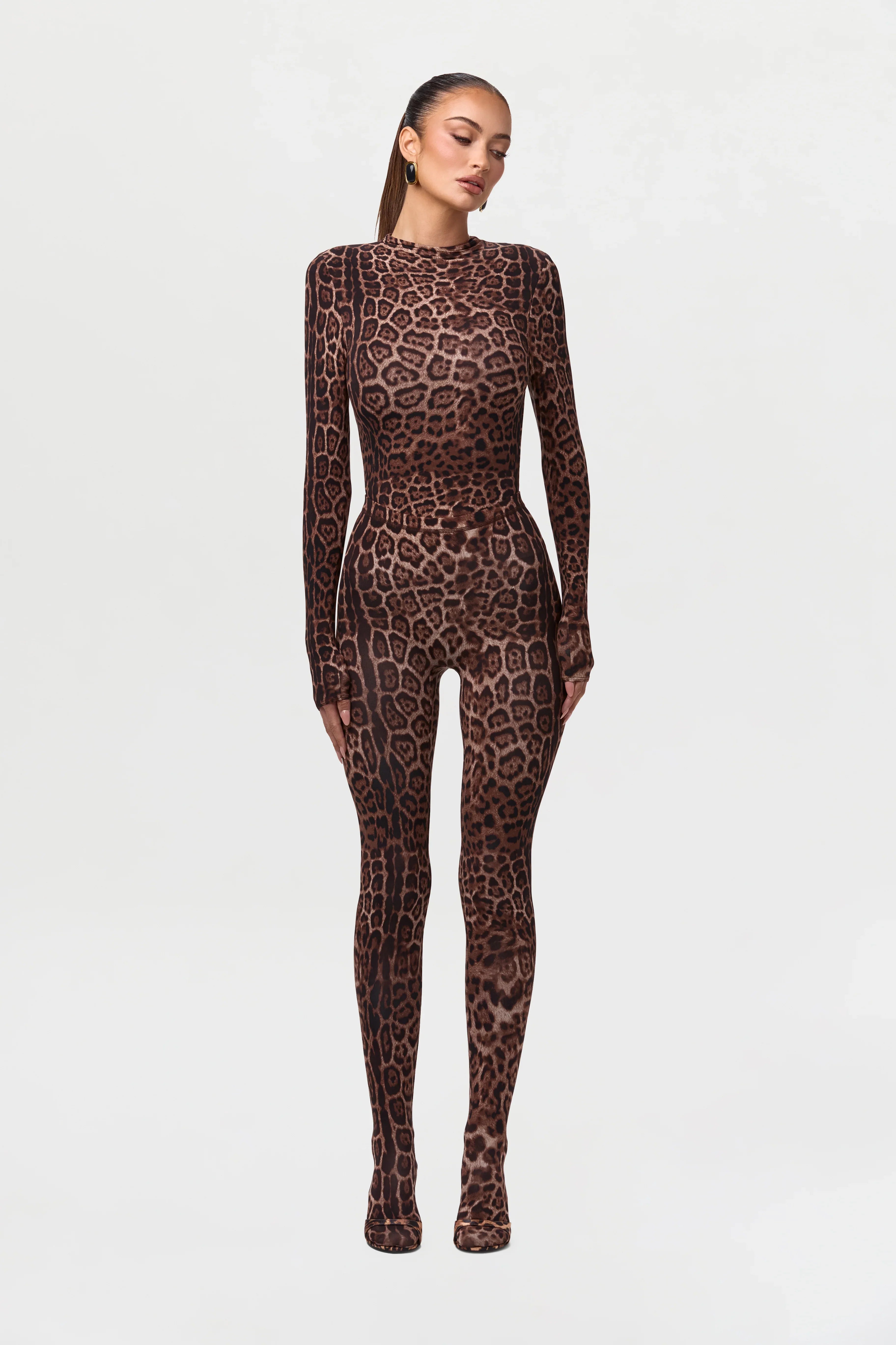 Naked Print Tights