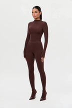 Naked Mock Neck Top