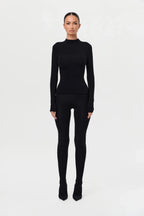 Naked Mock Neck Top