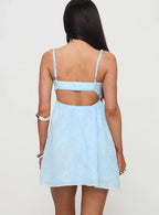 Granno Mini Dress Light Blue Tall