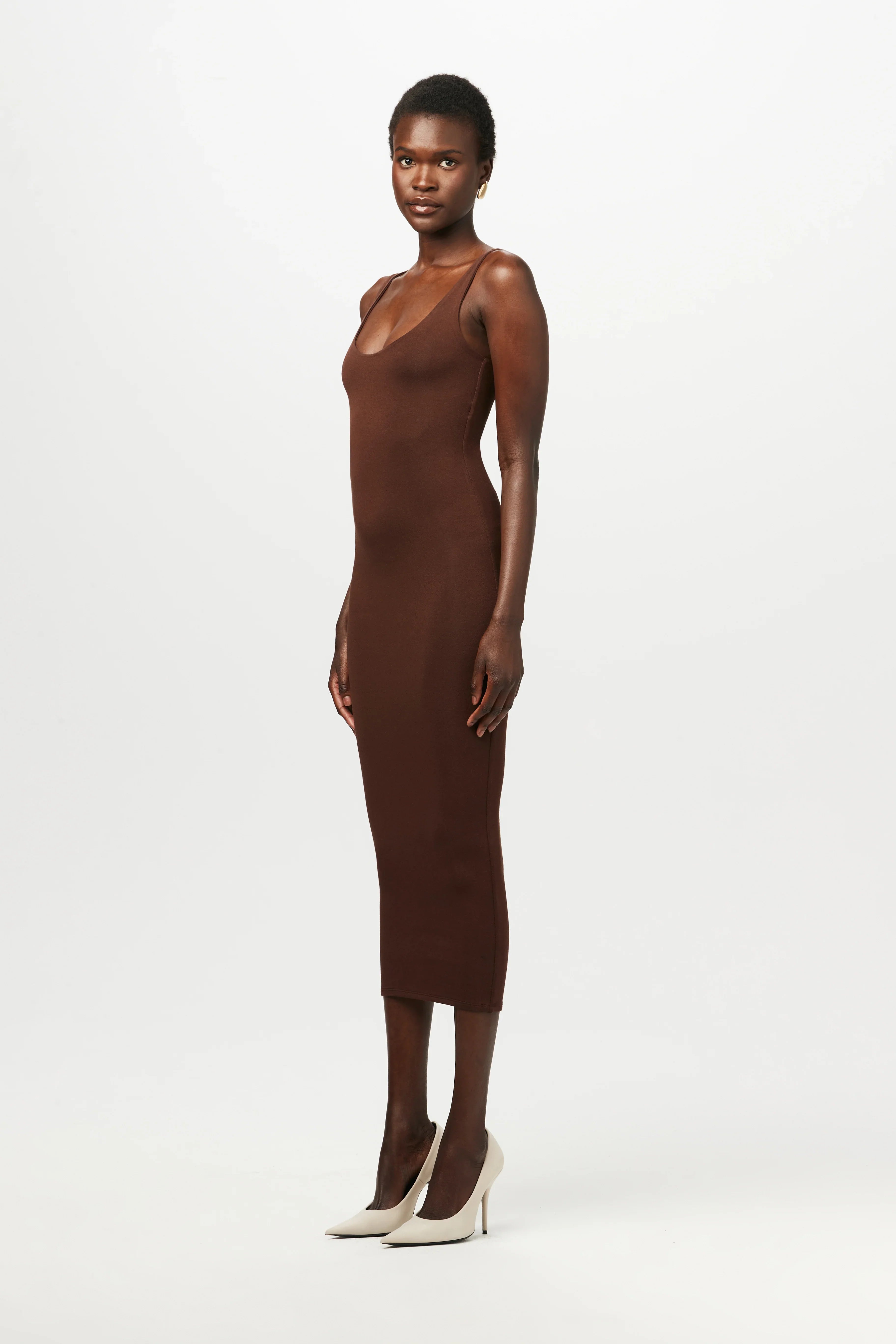 NW Sculpt Tank Midi Dress
