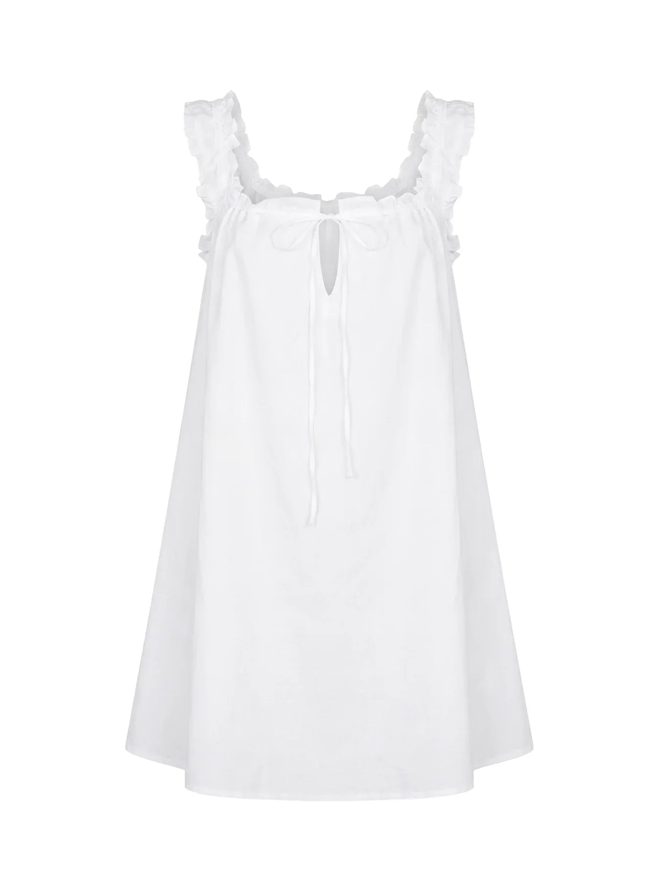 Swing Mini Dress White Petite