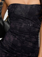 Donelli Mini Dress Black Tapestry