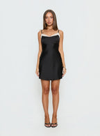 Serabelle Lace Mini Dress Black / Cream