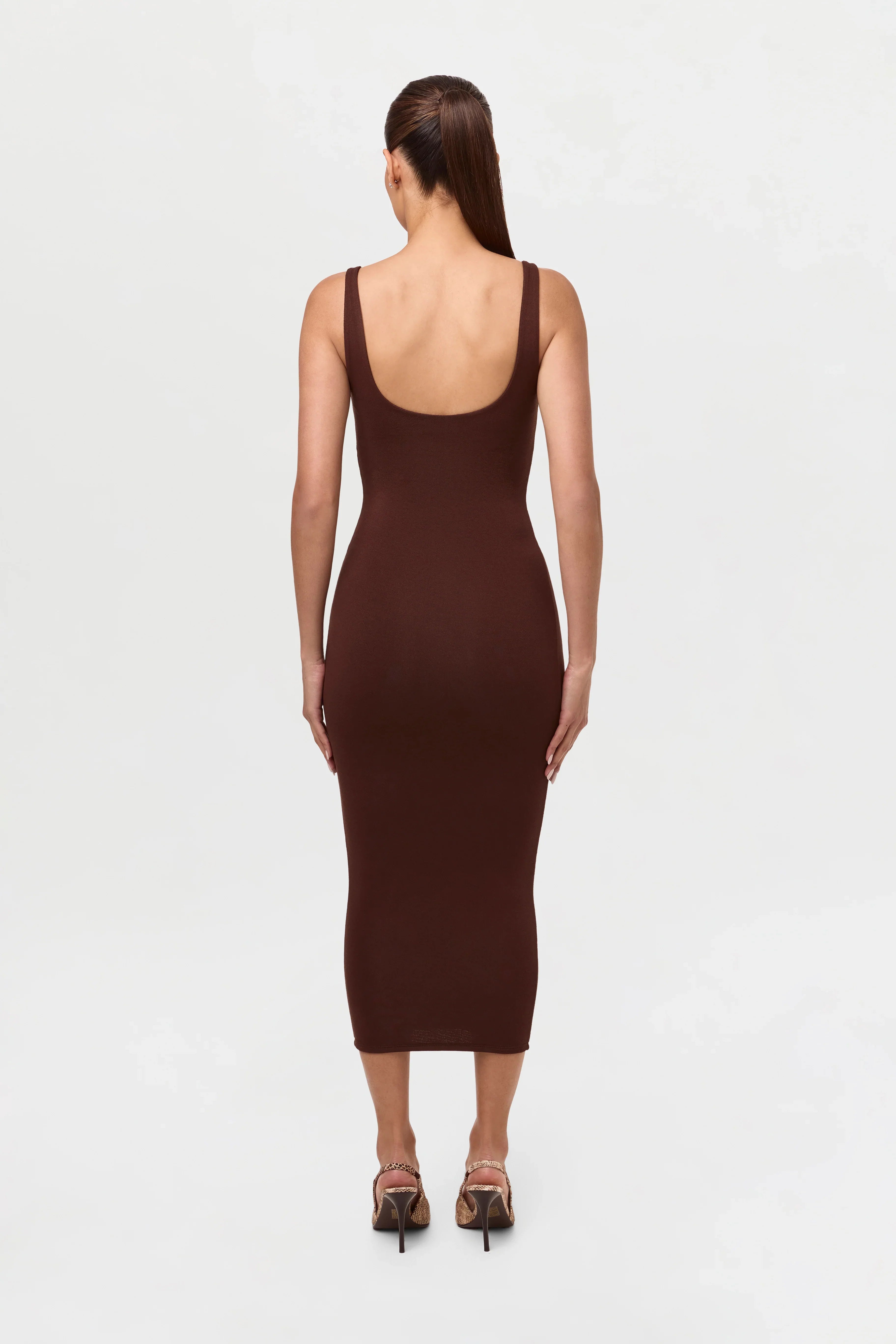 NW Sculpt Tank Midi Dress