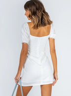 Love Lies Mini Dress White