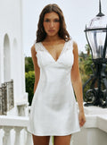 Affaire Lace Mini Dress White